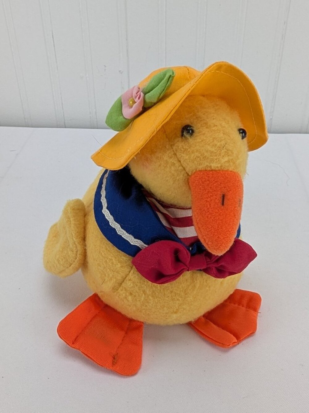 Vintage Delano Duck Mary Engelbreit Plush 6.5" Stuffed Animal Cuties Enesco 1999